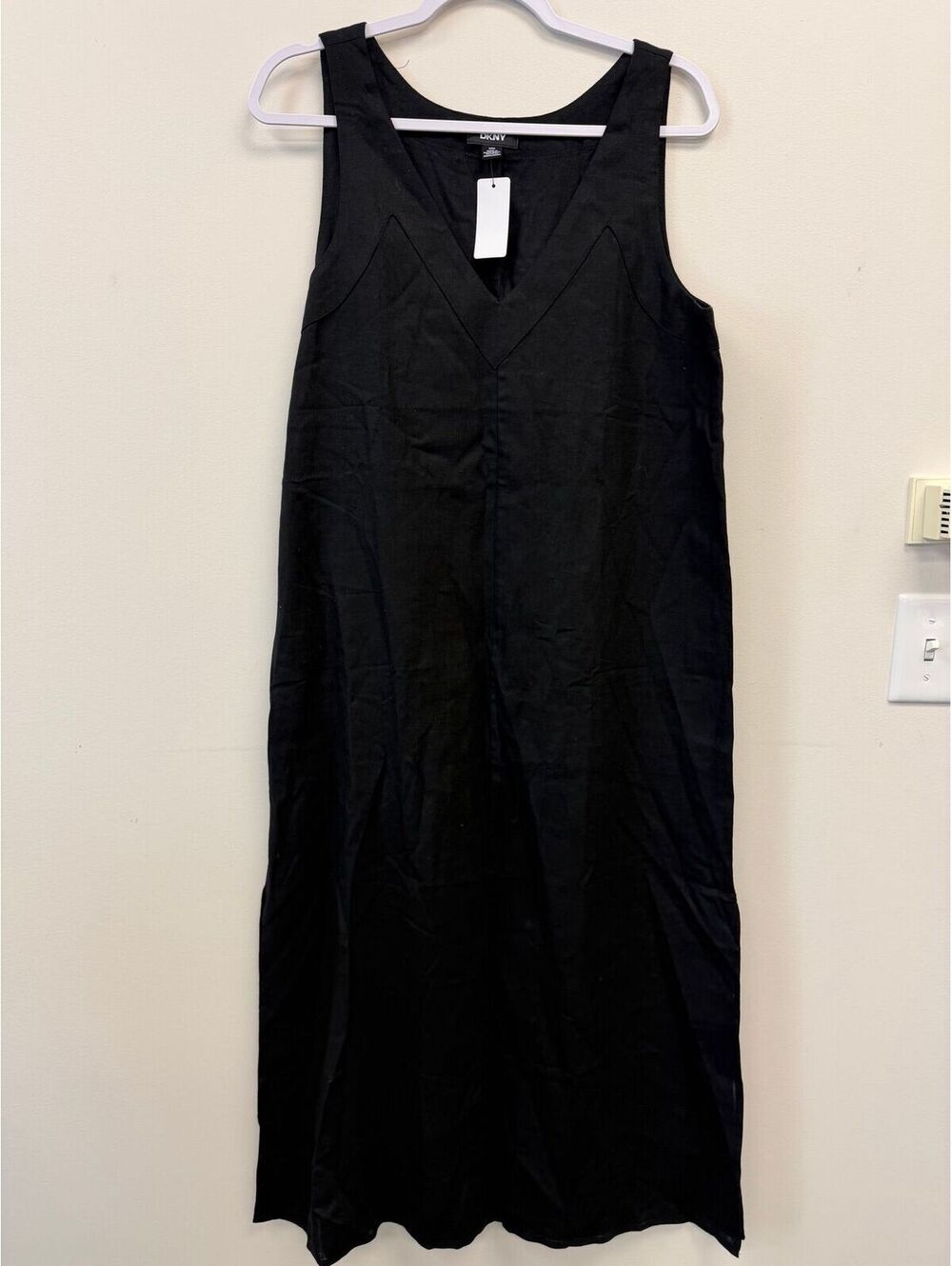 DKNY Linen Midi Dress